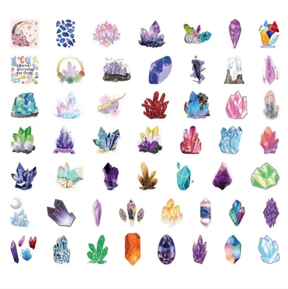Crystal Stickers - Assorted 50 Pack - Picture 9 of 11